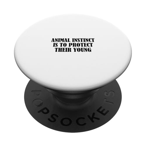 Tierinstinkt ist es, ihre Jungen zu schützen PopSockets Klebender PopGrip von Statement Blend