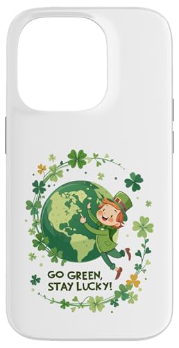 Hülle für iPhone 14 Pro Lucky St. Patrick's Day - Go Green Stay Lucky von Stay Lucky Shamrock Earth Day St Patrick's Day