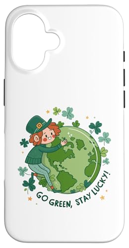 Hülle für iPhone 16 Irish Lucky Clover - St Patrick's Day - Go Green Stay Lucky von Stay Lucky Shamrock Earth Day St Patrick's Day