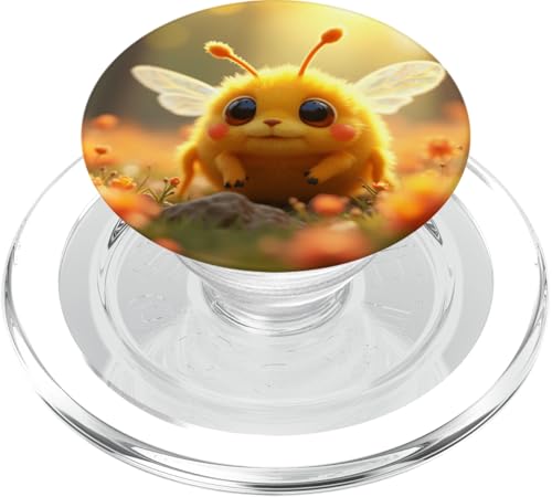 Fantasy Bee Bug Sun PopSockets PopGrip für MagSafe von Steampunk Cool Vintage Creations