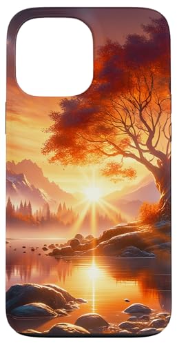 Fantasy Sonnenuntergang Orangenbaum Hülle für iPhone 13 Pro Max von Steampunk Cool Vintage Creations