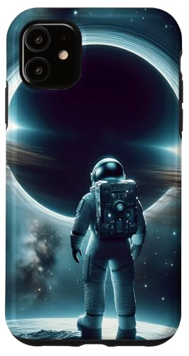 Hülle für iPhone 11 Fantasy-süßes schwarzes Loch für Astronauten von Steampunk Cool Vintage Creations