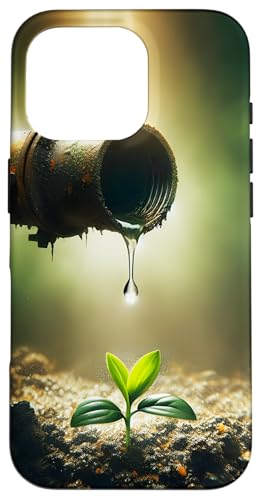 Hülle für iPhone 16 Pro Fantasy süßer Wassertropfen von Steampunk Cool Vintage Creations