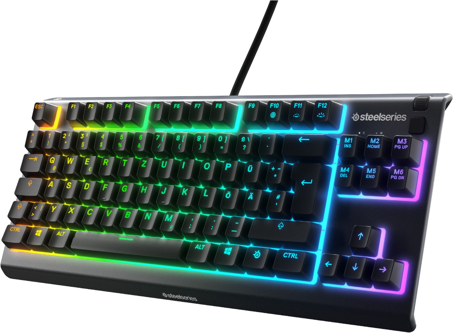 SteelSeries Apex 3 TKL Gaming-Tastatur DE schwarz von SteelSeries