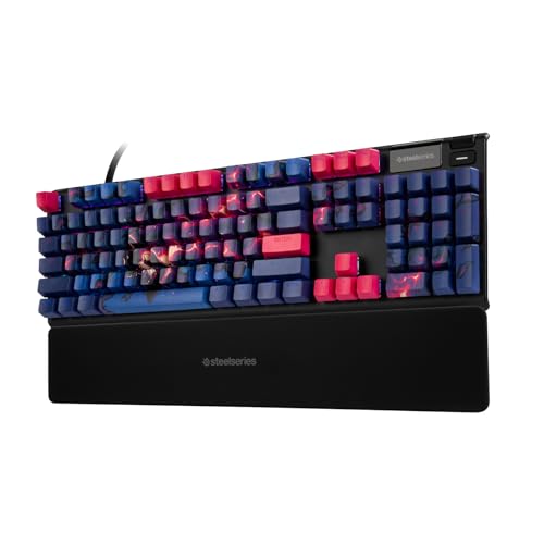 SteelSeries Keycaps - Mit Künstler entworfene Limited Edition - Double Shot-Keycaps - Titik Noda - Langlebiger PBT-Thermoplast - Kompatibel mit den meisten mechanischen Tastaturen - Spezielles Artwork von SteelSeries