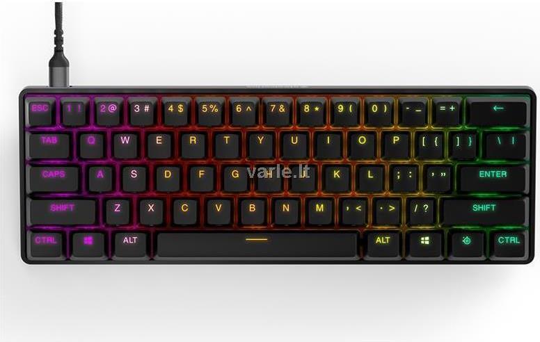 Steelseries Apex Pro Mini Tastatur USB QWERTY US Englisch Schwarz (64820) von SteelSeries