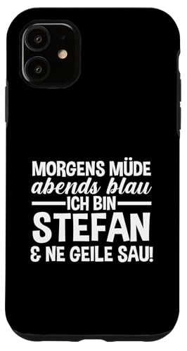 Hülle für iPhone 11 Vorname Stefan von Stefan Geschenk