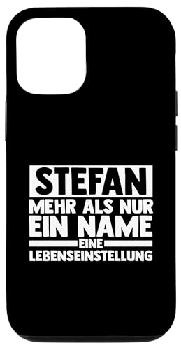 Hülle für iPhone 14 Vorname Stefan von Stefan Geschenk