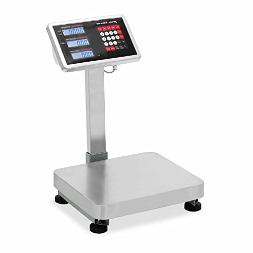 Steinberg Systems Kontrollwaage mit Hochanzeige 60 kg / 0,005 kg Wiegefläche 29 x 34 cm LCD Digitalwaage von Steinberg Systems