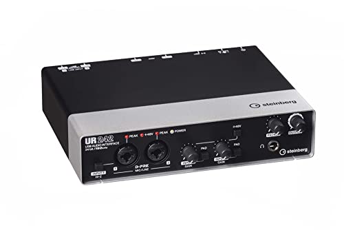 Steinberg UR242 EU USB-Audio-Interface (192 kHz, D-PRE) inkl. MIDI I/O, 45491 von Steinberg