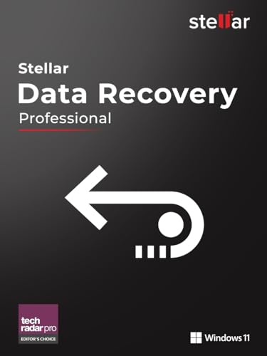 Stellar Data Recovery 11 - Sichere Datenwiederherstellung von Windows-Geräten | Professional | 1 Gerät | PC Aktivierungscode per Email von Stellar