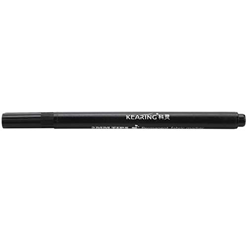 Steowsey 1 x Fabric Marker Pens Permanent Farben Für Diy Textile Kleidung T-Shirt Schuhe Schwarz Steowsey 1 x Fabric Marker Pens Permanent Farben Für Diy Textile Kleidung T-Shirt Schuhe Schwarz von Steowsey