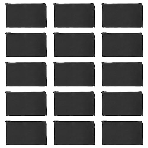 Steowsey 15 StüCk Schwarze Leere Segeltuch Tasche 8,3 X 4,7 Schreibwaren Aufbewahrung ReißVerschluss Tasche Mach Es Selbst Graffiti Stift FedermäPpchen Mach Es Selbst Geschenk TüTe Steowsey 15 StüCk Schwarze Leere Segeltuch Tasche 8,3 X 4,7 Schreibwaren Aufbewahrung ReißVerschluss Tasche Mach Es Selbst Graffiti Stift FedermäPpchen Mach Es Selbst Geschenk TüTe von Steowsey