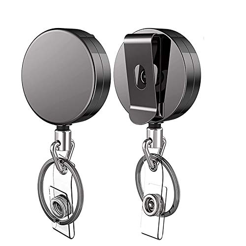 Steowsey 2 StüCke Einziehbare Ausweis SchnüRe mit Clip mit Einziehbarem Ausweis Karten Halter für ID Karten SchlüSsel Ausweis Halter Steowsey 2 StüCke Einziehbare Ausweis SchnüRe mit Clip mit Einziehbarem Ausweis Karten Halter für ID Karten SchlüSsel Ausweis Halter von Steowsey