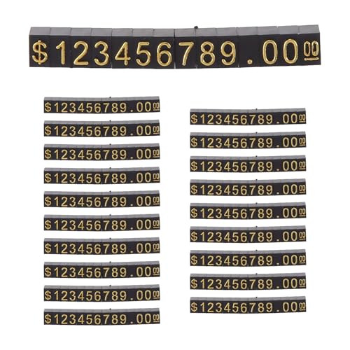 Steowsey 20 SäTze Preis Anzeige Quadratisch Verstellbares Preis Schild für Preis Anzeige Theken StäNder Nummer Buchstabe Dollar Preis Block Kit S Steowsey 20 SäTze Preis Anzeige Quadratisch Verstellbares Preis Schild für Preis Anzeige Theken StäNder Nummer Buchstabe Dollar Preis Block Kit S von Steowsey