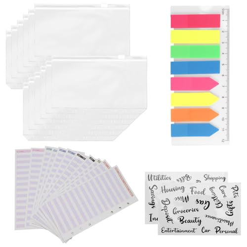 Steowsey 27 Pack A6 Binder Sets A6 Binder ReißVerschluss Kosten Budget BläTter Geld Umschlag Etiketten Aufkleber Neon Seite Steowsey 27 Pack A6 Binder Sets A6 Binder ReißVerschluss Kosten Budget BläTter Geld Umschlag Etiketten Aufkleber Neon Seite von Steowsey