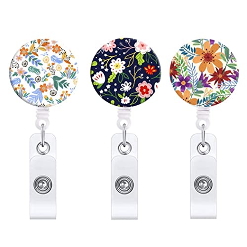 Steowsey 3 STÜCKE Abzeichen Rollen Einziehbarer Blumen Abzeichen Halter mit Krokodil Klemme ID Namen Schild Halter für BüRo Angestellte Krankenschwestern Steowsey 3 STÜCKE Abzeichen Rollen Einziehbarer Blumen Abzeichen Halter mit Krokodil Klemme ID Namen Schild Halter für BüRo Angestellte Krankenschwestern von Steowsey