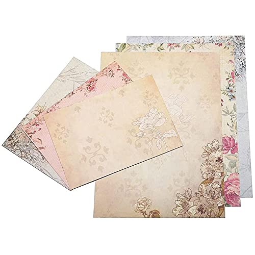 Steowsey 30 StüCk Vintage Schreibwaren Blumen Schreiben Papier Passende UmschläGe Sets für Handschrift Briefe, Steowsey 30 StüCk Vintage Schreibwaren Blumen Schreiben Papier Passende UmschläGe Sets für Handschrift Briefe, von Steowsey