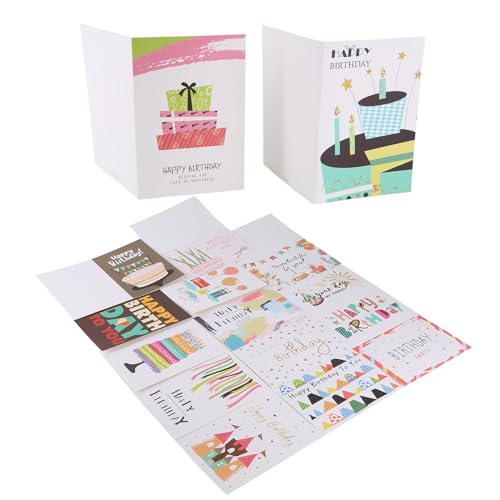 Steowsey 36 Packung GrußKarte Umweltfreundliche Einzigartige Geburtstagskarten GroßE Alles Gute zum Geburtstagskarten Set für Erwachsene und Kinder Beim Schreiben Steowsey 36 Packung GrußKarte Umweltfreundliche Einzigartige Geburtstagskarten GroßE Alles Gute zum Geburtstagskarten Set für Erwachsene und Kinder Beim Schreiben von Steowsey