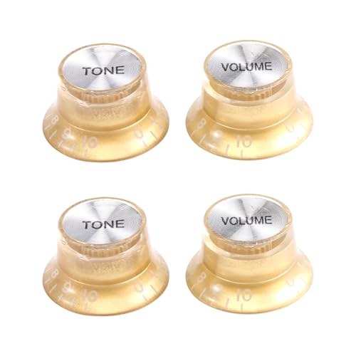 Steowsey 4 StüCk Geschwindigkeit Steuerung KnöPfe 2 Ton 2 LautstäRke für LP SG Gitarre Golden KnöPfe Gitarren ZubehöR Steowsey 4 StüCk Geschwindigkeit Steuerung KnöPfe 2 Ton 2 LautstäRke für LP SG Gitarre Golden KnöPfe Gitarren ZubehöR von Steowsey