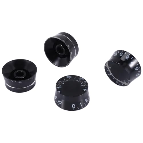 Steowsey 4 Stücke Elektor Gitarre Top Hut Regler Geschwindigkeit Volume Tone Regler Kompatibel für Lp Stil Gitarre Steowsey 4 Stücke Elektor Gitarre Top Hut Regler Geschwindigkeit Volume Tone Regler Kompatibel für Lp Stil Gitarre von Steowsey