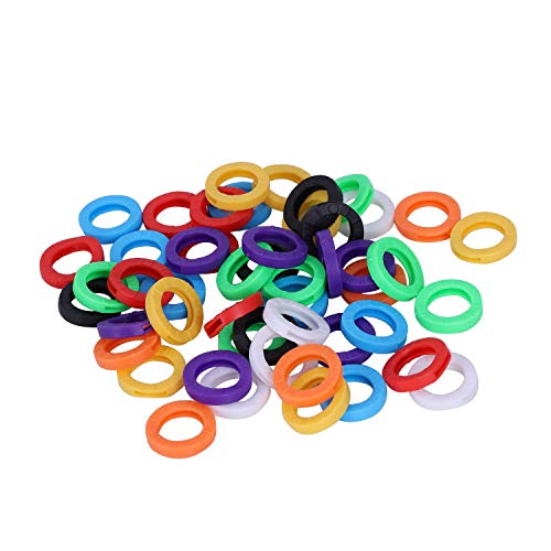Steowsey 50 PCS Kleine Groesse Schlüsselkappe identifizieren Etikett Steowsey 50 PCS Kleine Groesse Schlüsselkappe identifizieren Etikett von Steowsey