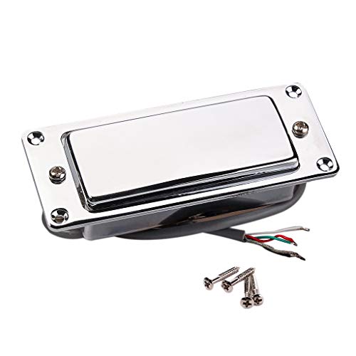 Steowsey Chrom Silber Mini LP Gitarre Humbucker Tonabnehmer Versiegelt Tonabnehmer Musik Teile Steowsey Chrom Silber Mini LP Gitarre Humbucker Tonabnehmer Versiegelt Tonabnehmer Musik Teile von Steowsey