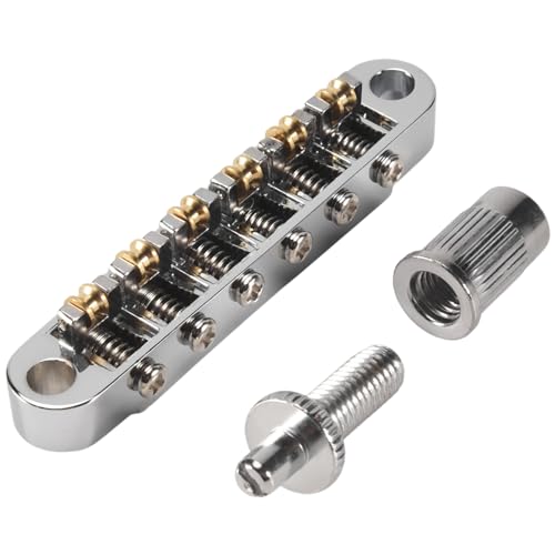 Steowsey Silber Tune-O- E-Roller SattelbrüCke Lp E-GitarrenbrüCke Made im Korea Steowsey Silber Tune-O- E-Roller SattelbrüCke Lp E-GitarrenbrüCke Made im Korea von Steowsey