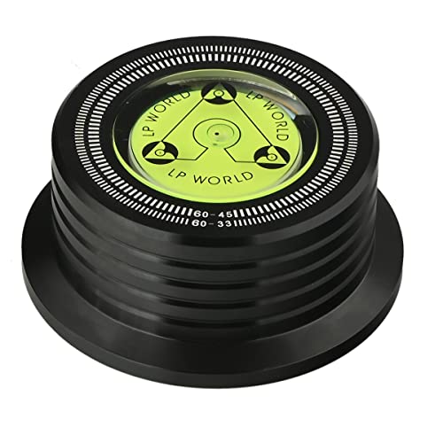 Steowsey Universal 60Hz LP Vinyl Record Player Disc Turntable Stabilizer mit Level Aluminium Alloy Weight Clamp Black Steowsey Universal 60Hz LP Vinyl Record Player Disc Turntable Stabilizer mit Level Aluminium Alloy Weight Clamp Black von Steowsey