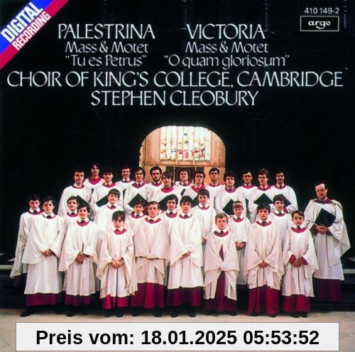 Victoria: Motette & Messe O quam gloriosum / Palestrina: Motette & Messe Tu es Petrus von Stephen Cleobury