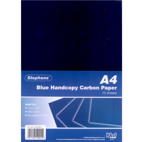 Stephens - Handcopy-Kohlepapier - blau - A4 - 10Blatt Stephens - Handcopy-Kohlepapier - blau - A4 - 10Blatt von Stephens