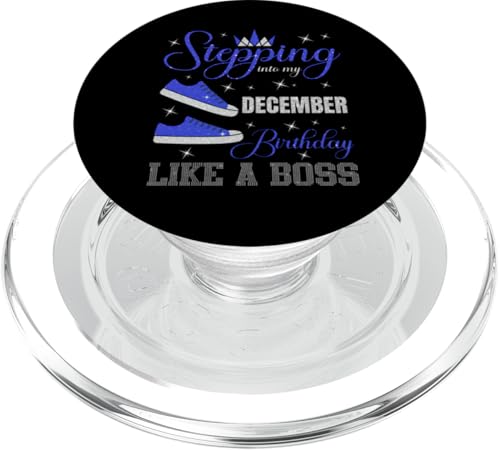 Ich gehe wie auf einer Boss-Bday-Party in meinen Dezember-Geburtstag PopSockets PopGrip für MagSafe von Stepping Into My Birthday Party December Bday