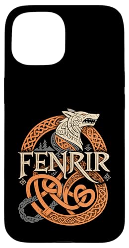 Fenrir Knotwork - nordische Mythologie Wikinger Wolf Hülle für iPhone 15 von Steps To Valhalla - Norse Viking Wolf Fenrir