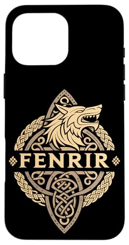 Fenrir Wikinger Wolf - nordische Mythologie - Fenrir Knotenwerk Hülle für iPhone 16 Pro Max von Steps To Valhalla - Norse Viking Wolf Fenrir