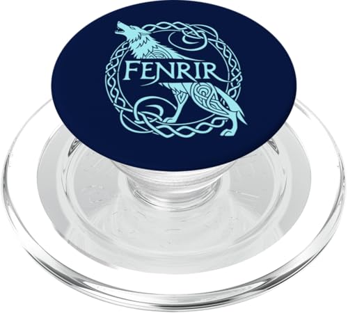 Keltischer Wikinger Fenrir Ragnarok Wolf Fantasy - Norse Fenrir PopSockets PopGrip für MagSafe von Steps To Valhalla - Norse Viking Wolf Fenrir