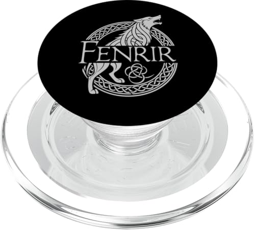 Norse Wolf Fenrir - Viking Knotwork - Viking Fenrir PopSockets PopGrip für MagSafe von Steps To Valhalla - Norse Viking Wolf Fenrir