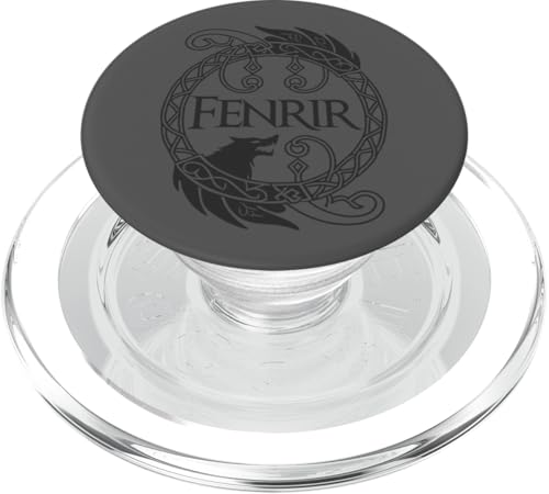 Wikinger Rustikaler keltischer Knoten Fenrir PopSockets PopGrip für MagSafe von Steps To Valhalla - Norse Viking Wolf Fenrir