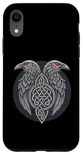 Huginn & Muninn Viking Ravens - nordische Mythologie Hülle für iPhone XR von Steps To Valhalla with Odins Ravens Knotwork