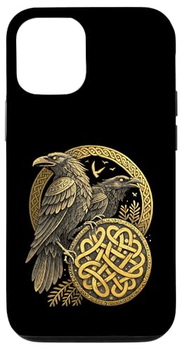 Norse Knotwork Raven - Viking Huginn & Muninn Hülle für iPhone 12/12 Pro von Steps To Valhalla with Odins Ravens Knotwork