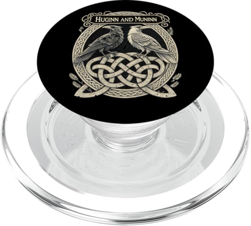 Odins Huginn & Muninn - keltisch-germanische Mythologie PopSockets PopGrip für MagSafe von Steps To Valhalla with Odinss Ravens Knotwork