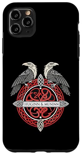 Odins Ravens Huginn & Muninn – keltisches und nordisches Knotenwerk Hülle für iPhone 11 Pro Max von Steps To Valhalla with Odinss Ravens Knotwork