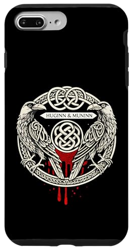 Wikinger Rabe Norse Knotwork - Huginn & Muninn Hülle für iPhone 7 Plus/8 Plus von Steps To Valhalla with Odinss Ravens Knotwork