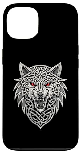 Fenrir Wolf - Norse Knotwork & Rune Symbol Fenrir Hülle für iPhone 13 von Steps To Valhalla with Viking Wolf Fenrir Knotwork