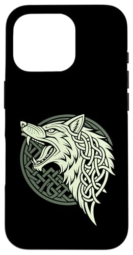 Klassisches Knotenmuster von Odins Wolf & Norse Viking Fenrir Hülle für iPhone 16 Pro von Steps To Valhalla with Viking Wolf Fenrir Knotwork