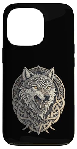 Ragnarok's Beast Fenrir - nordische Legende Wikinger Rune Hülle für iPhone 13 Pro von Steps To Valhalla with Viking Wolf Fenrir Knotwork