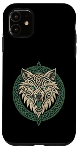 Viking Fenrir Spirit - Odins Valknut & nordischer Runenwolf Hülle für iPhone 11 von Steps To Valhalla with Viking Wolf Fenrir Knotwork