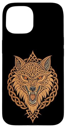 Wikinger Fenrir Wolf - altnordisches Knotenwerk Hülle für iPhone 15 von Steps To Valhalla with Viking Wolf Fenrir Knotwork