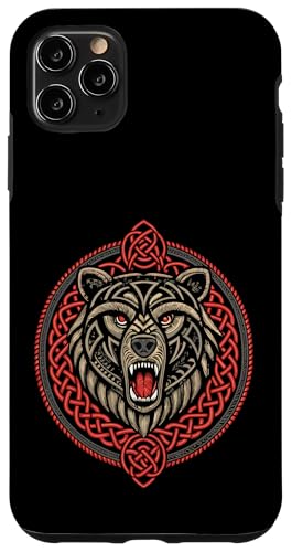 Berserker-Bär - Nordic Viking Knotwork Warrior Hülle für iPhone 11 Pro Max von Steps To Valhalla