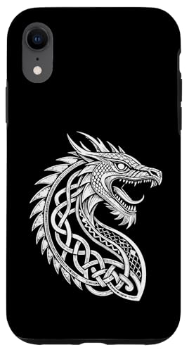 Wikingerdrache Jörmungandr - Nordischer Knotendrache Hülle für iPhone XR von Steps To Valhalla