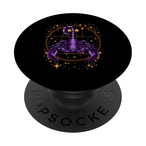 Sternzeichen Skorpion PopSockets Klebender PopGrip von Sternzeichen Geschenke